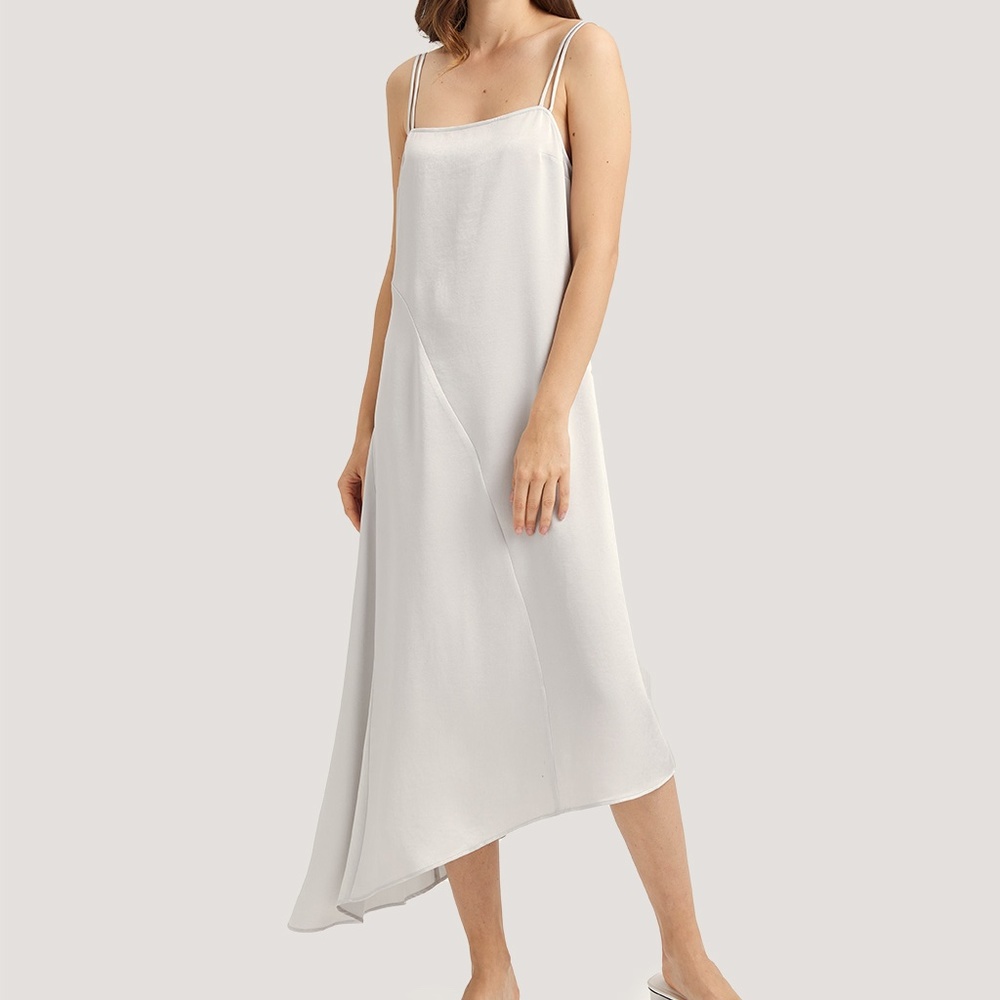 NAP Double Strap Slip Dress in Pearl River